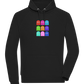 Classic Ghosts Design - Comfort unisex hoodie_BLACK_front