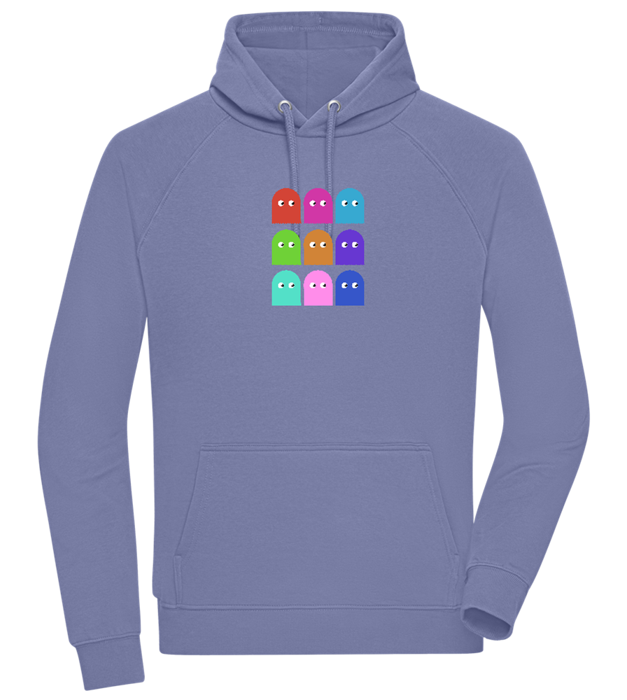 Classic Ghosts Design - Comfort unisex hoodie_BLUE_front