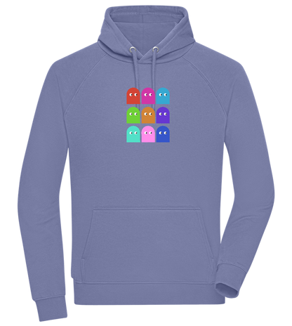 Classic Ghosts Design - Comfort unisex hoodie_BLUE_front