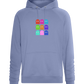 Classic Ghosts Design - Comfort unisex hoodie_BLUE_front