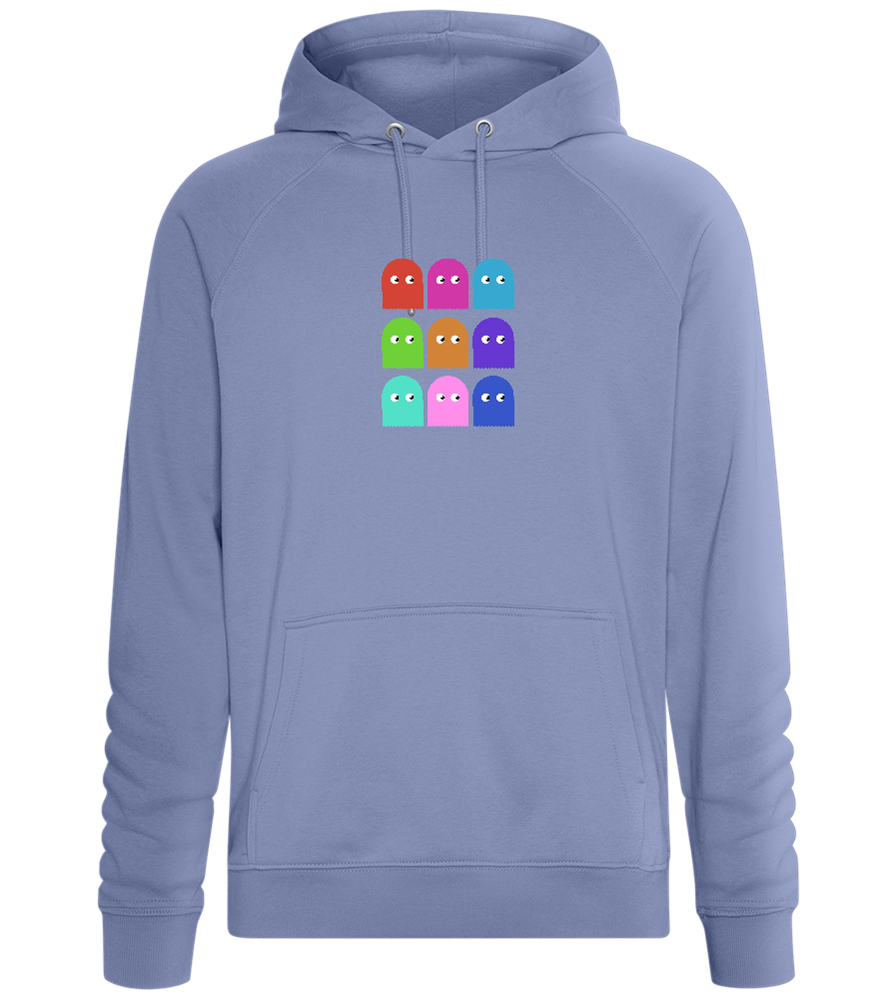 Classic Ghosts Design - Comfort unisex hoodie_BLUE_front