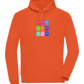 Classic Ghosts Design - Comfort unisex hoodie_BURNT ORANGE_front