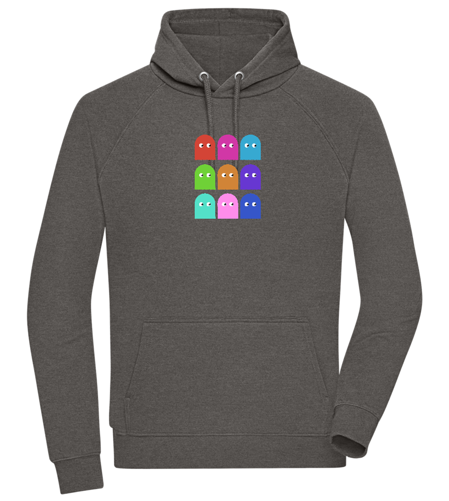 Classic Ghosts Design - Comfort unisex hoodie_CHARCOAL CHIN_front