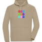 Classic Ghosts Design - Comfort unisex hoodie_KHAKI_front