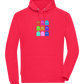 Classic Ghosts Design - Comfort unisex hoodie_RED_front