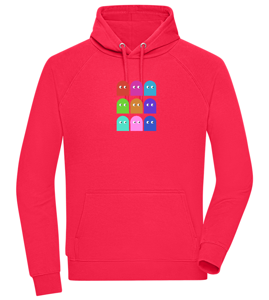 Classic Ghosts Design - Comfort unisex hoodie_RED_front