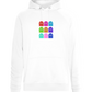 Classic Ghosts Design - Comfort unisex hoodie_WHITE_front