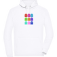 Classic Ghosts Design - Comfort unisex hoodie_WHITE_front