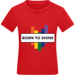 Born to Shine Design - Comfort kids fitted t-shirt_RED_front