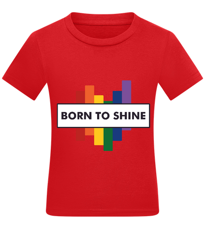 Born to Shine Design - Comfort kids fitted t-shirt_RED_front