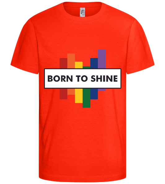 Born to Shine Design - Comfort kids fitted t-shirt_RED_front