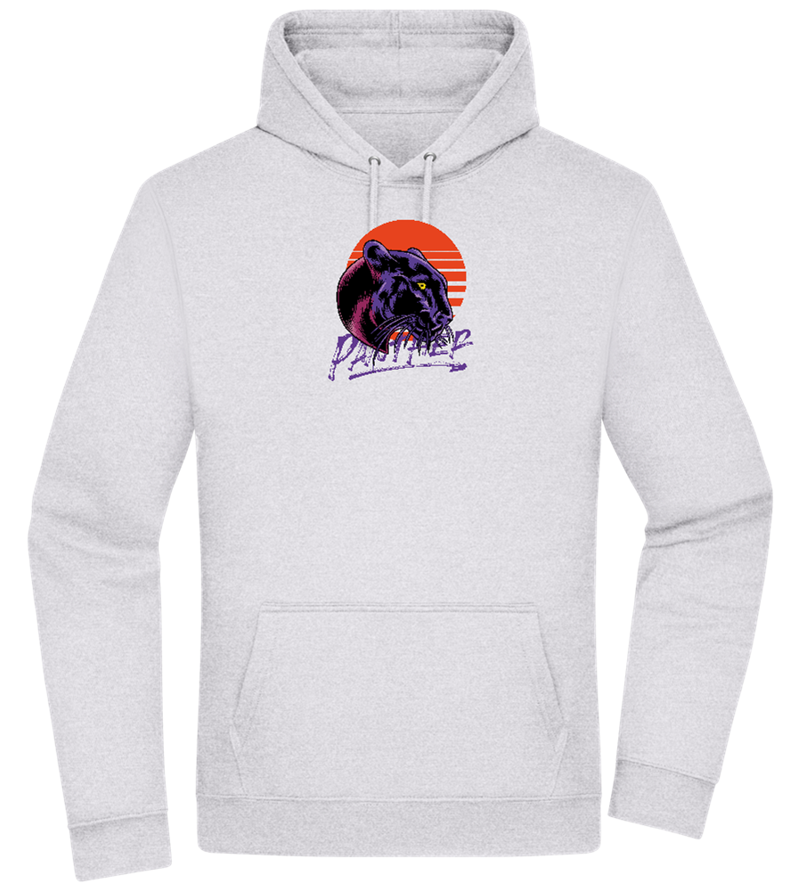 Retro Panther Design - Premium Essential Unisex Hoodie_ORION GREY II_front