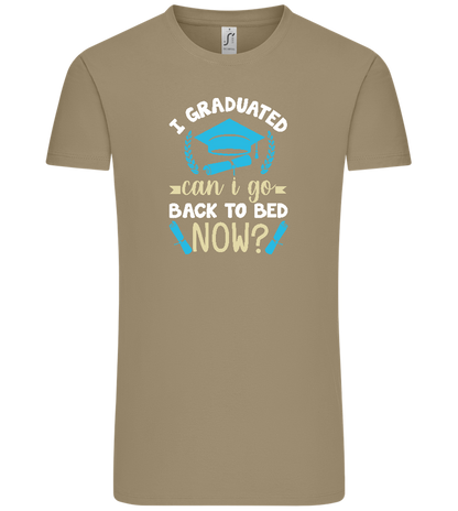 Can i Go Back to Bed Now Design - Comfort Unisex T-Shirt_KHAKI_front