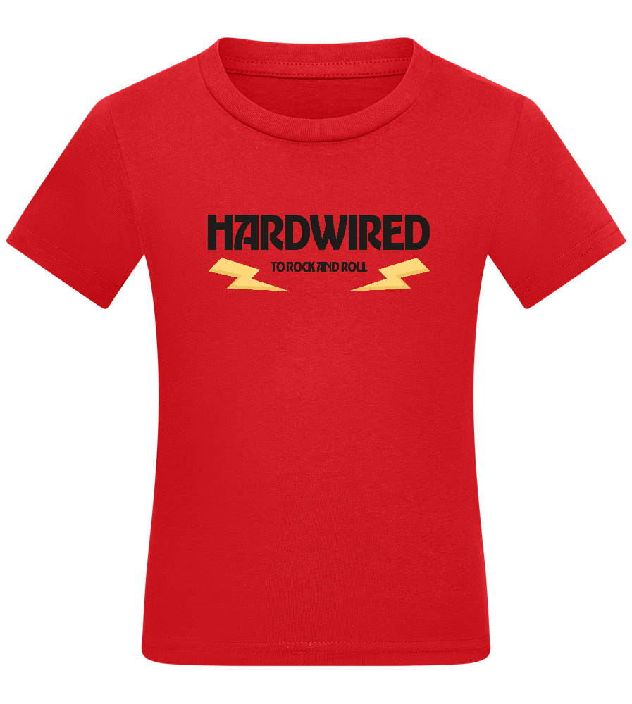 Hardwired Design - Comfort kids fitted t-shirt_RED_front