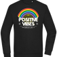 Positive Vibes Design - Comfort Essential Unisex Sweater_BLACK_front