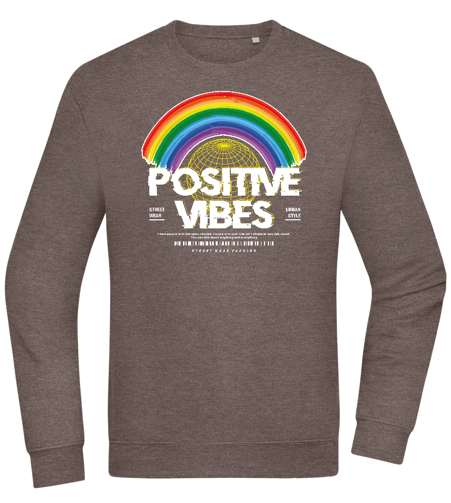 Positive Vibes Design - Comfort Essential Unisex Sweater_CHARCOAL CHIN_front