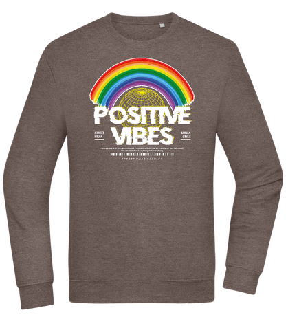 Positive Vibes Design - Comfort Essential Unisex Sweater_CHARCOAL CHIN_front