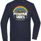 Positive Vibes Design - Comfort Essential Unisex Sweater_FRENCH NAVY_front