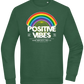 Positive Vibes Design - Comfort Essential Unisex Sweater_GREEN BOTTLE_front