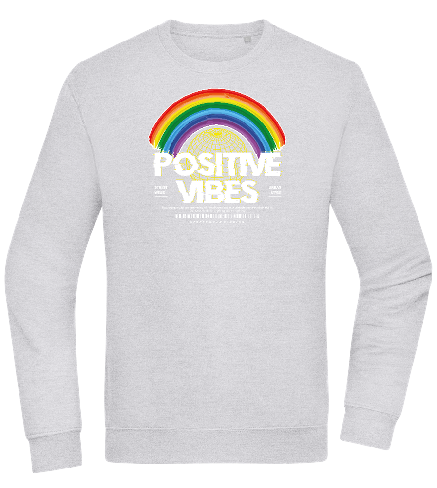 Positive Vibes Design - Comfort Essential Unisex Sweater_ORION GREY II_front