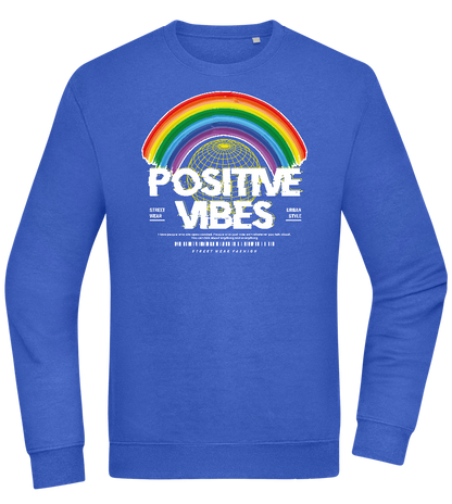 Positive Vibes Design - Comfort Essential Unisex Sweater_ROYAL_front