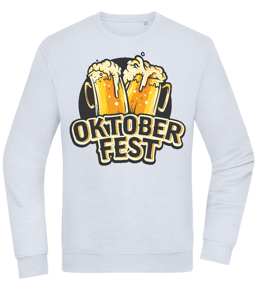 Oktoberfest Beers Design - Comfort Essential Unisex Sweater_CREAMY BLUE_front