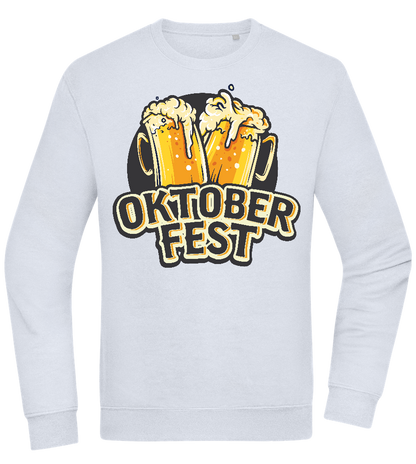 Oktoberfest Beers Design - Comfort Essential Unisex Sweater_CREAMY BLUE_front