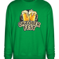 Oktoberfest Beers Design - Comfort Essential Unisex Sweater_MEADOW GREEN_front