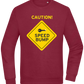 Speed Bump Design - Comfort Essential Unisex Sweater_BORDEAUX_front