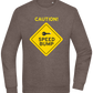 Speed Bump Design - Comfort Essential Unisex Sweater_CHARCOAL CHIN_front