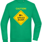 Speed Bump Design - Comfort Essential Unisex Sweater_MEADOW GREEN_front