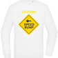 Speed Bump Design - Comfort Essential Unisex Sweater_WHITE_front