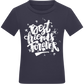 Graffiti BFF Design - Comfort kids fitted t-shirt_FRENCH NAVY_front