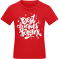 Graffiti BFF Design - Comfort kids fitted t-shirt_RED_front
