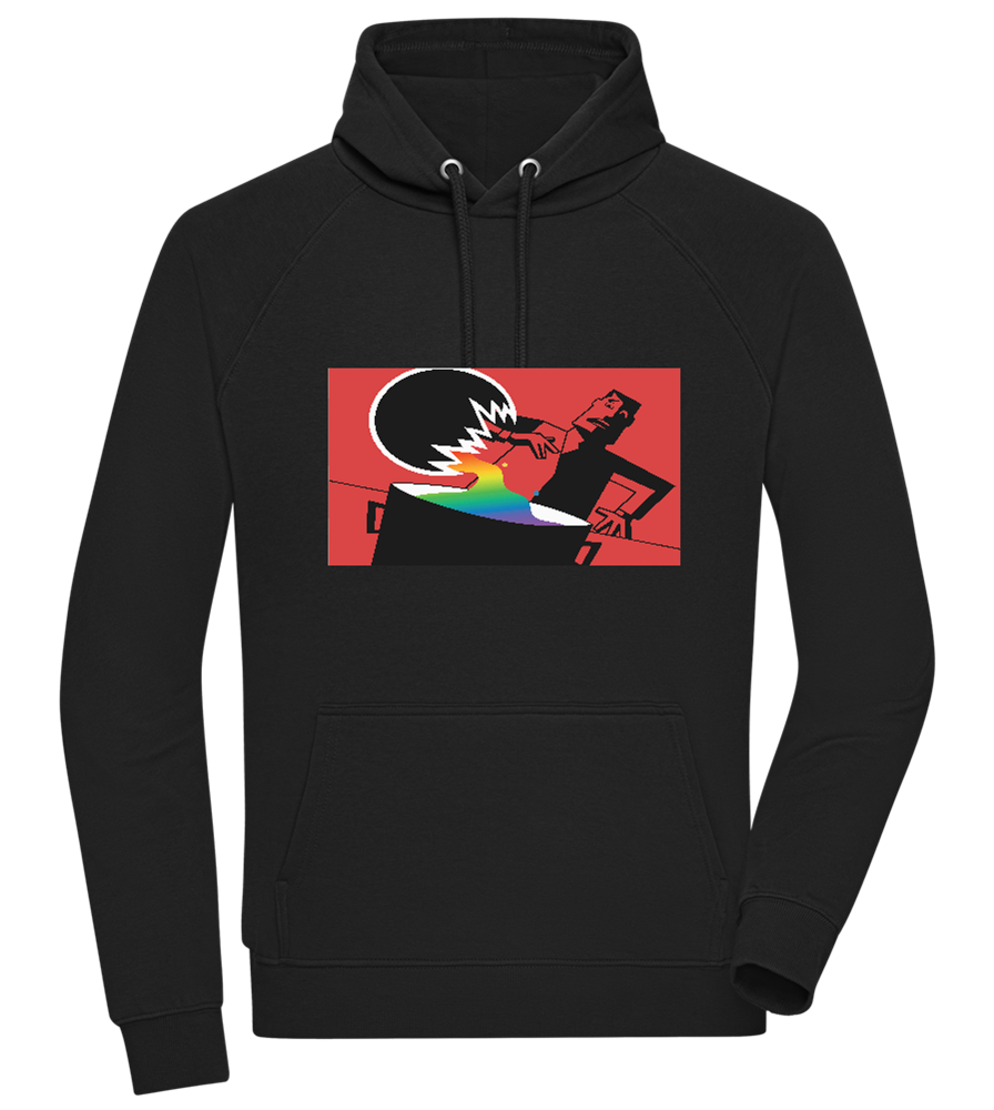 Chemical X Design - Comfort unisex hoodie_BLACK_front