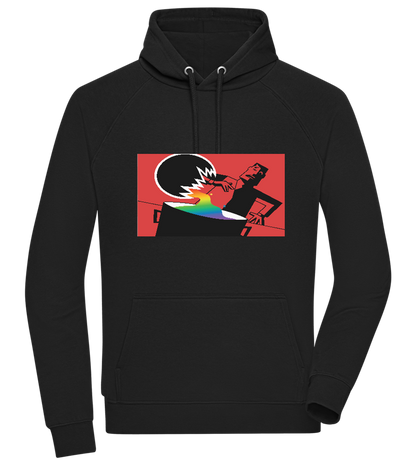 Chemical X Design - Comfort unisex hoodie_BLACK_front