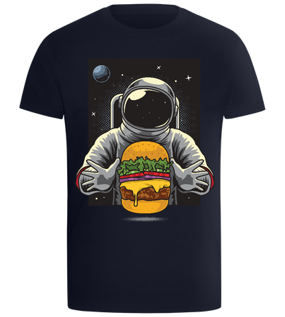 Astronaut Burger Design - Comfort boys fitted t-shirt_FRENCH NAVY_front