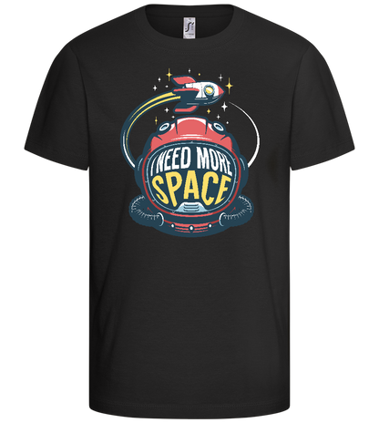 I Need More Space Design - Comfort kids fitted t-shirt_DEEP BLACK_front