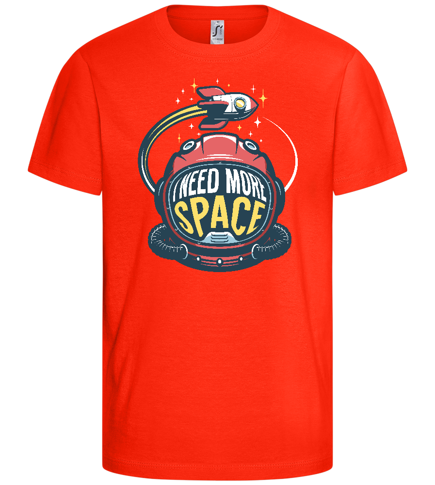 I Need More Space Design - Comfort kids fitted t-shirt_RED_front