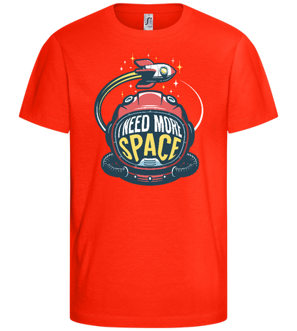 I Need More Space Design - Comfort kids fitted t-shirt_RED_front