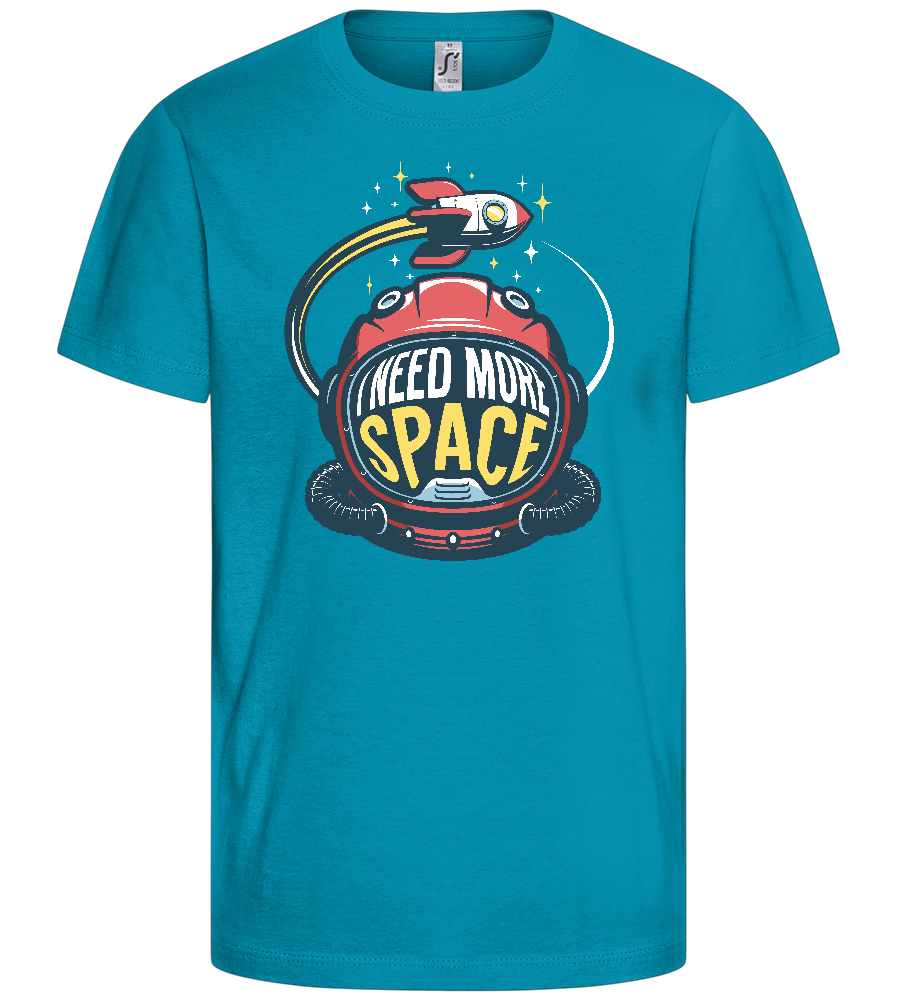 I Need More Space Design - Comfort kids fitted t-shirt_TURQUOISE_front