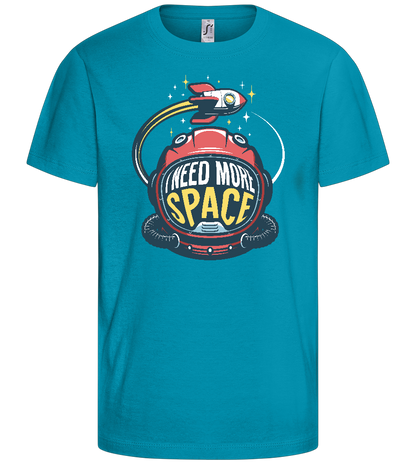 I Need More Space Design - Comfort kids fitted t-shirt_TURQUOISE_front