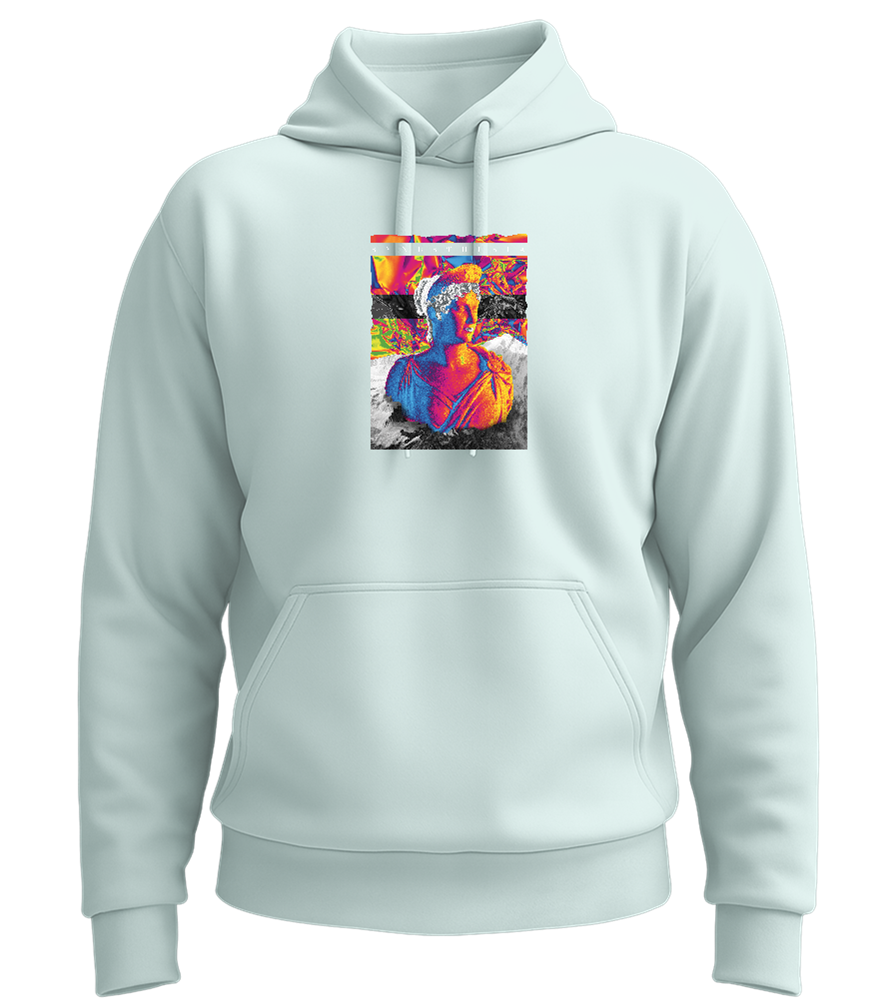 Vintage Greece Design - Premium Essential Unisex Hoodie_ARCTIC BLUE_front