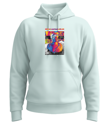 Vintage Greece Design - Premium Essential Unisex Hoodie_ARCTIC BLUE_front