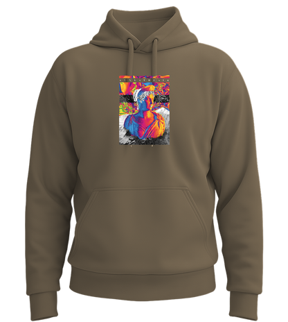 Vintage Greece Design - Premium Essential Unisex Hoodie_ARMY_front