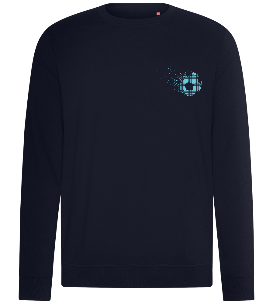 Pixelated Ball Design - Comfort unisex sweater_FRENCH NAVY_front