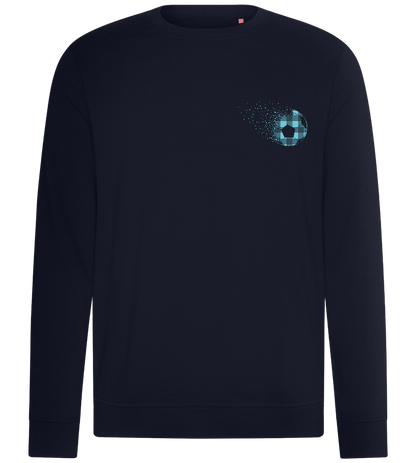 Pixelated Ball Design - Comfort unisex sweater_FRENCH NAVY_front