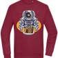 Spaceman Camera Design - Comfort Essential Unisex Sweater_BORDEAUX_front