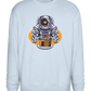 Spaceman Camera Design - Comfort Essential Unisex Sweater_CREAMY BLUE_front