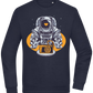 Spaceman Camera Design - Comfort Essential Unisex Sweater_FRENCH NAVY_front